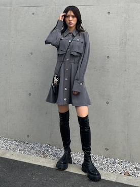 riendaofficialさん（レディース・164cm）の秋コーディネート