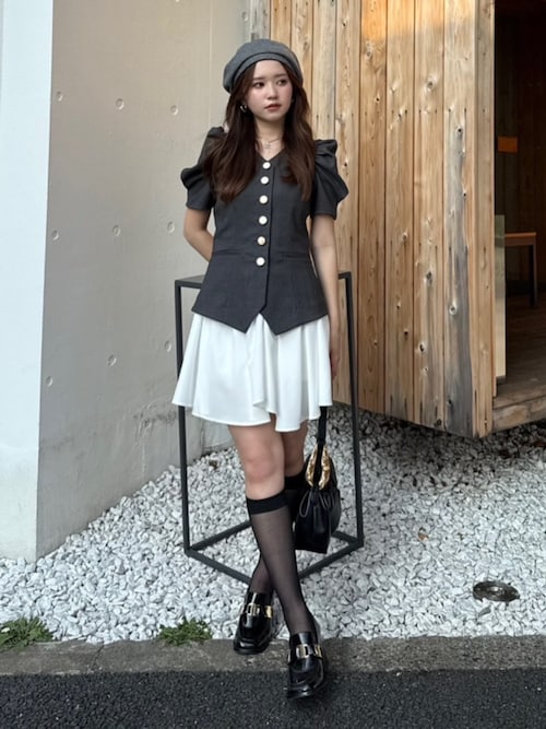 セール】スーツライクレディ―ミニワンピース 半袖 夏服 秋服