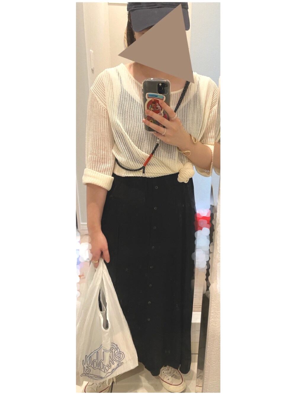 「カジュアル、夏、ラクチンコーデ」｜「UNIQLOのアイテム（ワンピース/ドレス、ブラック系）」を使った、shさん（レディース・156cm）の夏コーディネートの1枚目の写真