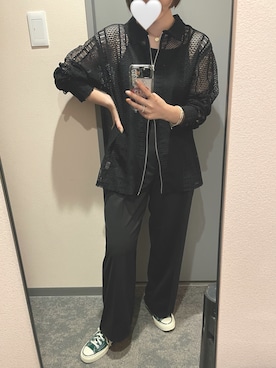 「Kastane（カスタネ）のアイテム（その他アウター）」を使った、shさん（レディース・156cm）の夏コーディネート