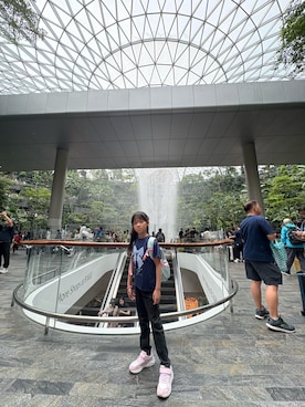 「NET（ネット）のアイテム」を使った、雅如さん（レディース・129cm）の春コーディネート