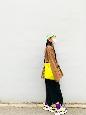 「Libra Cue（リブラ キュー）のアイテム」を使った、riccarinさん（キッズ・145cm）の春コーディネート