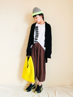 「MM6 Maison Margiela（ｴﾑｴﾑｼｯｸｽ ﾒｿﾞﾝ ﾏﾙｼﾞｪﾗ）のアイテム」を使った、riccarinさん（キッズ・147cm）の秋コーディネート