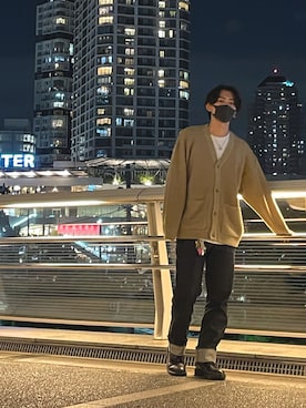 「インスタフォローしてね！」｜Takayaさん（メンズ・177cm）の秋コーディネート