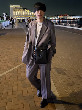 「アイテム（ジャケット/アウター）」を使った、しょーだい◢ ◤さん（メンズ・173cm）の春コーディネート