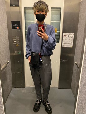 しょーだい◢ ◤さん(メンズ・172cm)の冬コーディネート