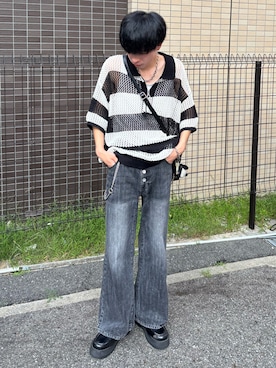 「アイテム（タンクトップ）」を使った、しょーだい◢ ◤さん（メンズ・173cm）の秋コーディネート