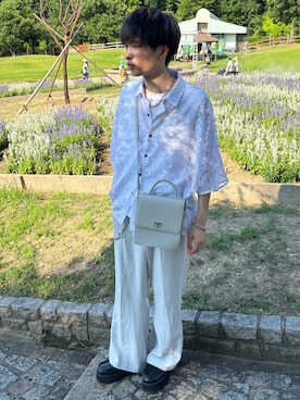 「お洒落さんとつながりたい」｜「アイテム（財布/小物）」を使った、しょーだい◢ ◤さん（メンズ・173cm）の秋コーディネート