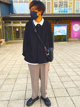 しょーだい◢ ◤さん（メンズ・173cm）の春コーディネート