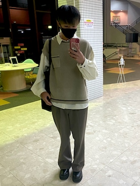 しょーだい◢ ◤さん(メンズ・172cm)の冬コーディネート