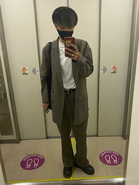 「EMMA  CLOTHES」｜「アイテム（アクセサリー）」を使った、しょーだい◢ ◤さん（メンズ・172cm）の秋コーディネート