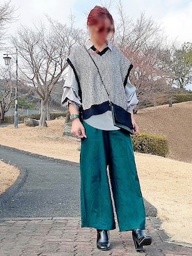 「着たいものを着る」｜＊Hc＊さん（レディース・163cm）の春コーディネート