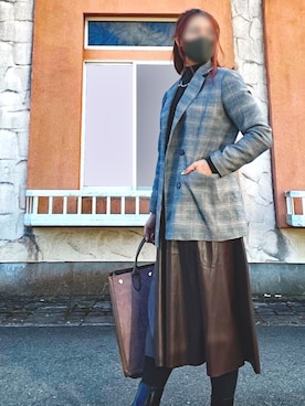 「着たいものを着る」｜＊Hc＊さん（レディース・163cm）の冬コーディネート