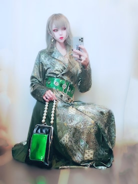 「BARAK（バラク）のアイテム」を使った、砂漠さん（レディース・154cm）の秋コーディネート