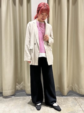 「AMERICAN HOLIC」｜「アイテム（ブルゾン）」を使った、mariさん（レディース・164cm）の春コーディネート