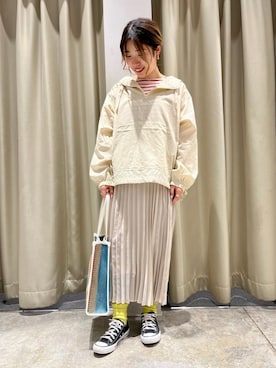 「AMERICAN HOLIC」｜「アイテム（ブルゾン）」を使った、mariさん（レディース・164cm）の春コーディネート