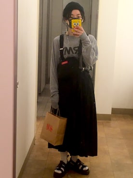 「SOFFE（ソフィー）のアイテム（トップス）」を使った、N.さん（レディース・154cm）の秋コーディネート