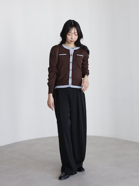 BONJOUR SAGANさん（レディース・162cm）の冬コーディネート