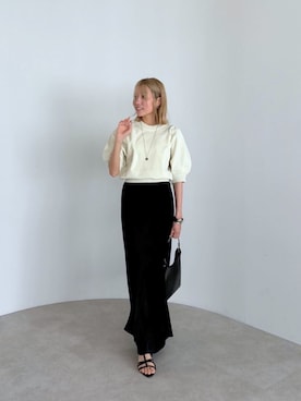 BONJOUR SAGANさん（骨格ウェーブ・レディース・156cm）の夏コーディネート