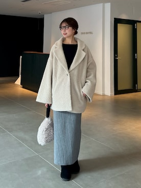 BONJOUR SAGANさん（レディース・164cm）の冬コーディネート