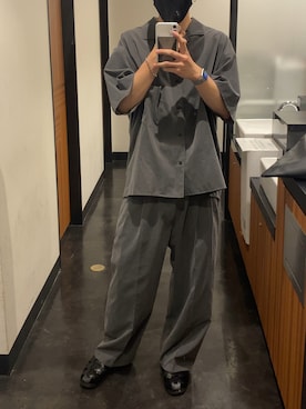 「ラフ」｜「アイテム（セットアップ）」を使った、coco_010_cocoさん（メンズ・174cm）の秋コーディネート
