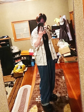 「Right-on（ライトオン）のアイテム（タンクトップ）」を使った、そーしーさん（メンズ・173cm）の夏コーディネート