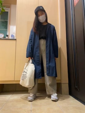 「Rodeo Crowns（ロデオクラウンズ）のアイテム（帽子）」を使った、MYさん（レディース・156cm）の秋コーディネート