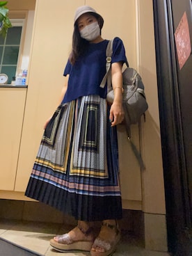 「TORY BURCH（トリーバーチ）のアイテム（腕時計）」を使った、MYさん（レディース・156cm）の秋コーディネート