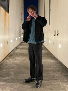 namiichiruさん（メンズ・177cm）の冬コーディネート