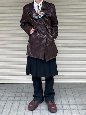 「スカートコーデ」｜優斗さん（メンズ・170cm）の春コーディネート