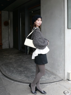 「アイテム（タイツ/ストッキング）」を使った、yunikaさん（レディース・170cm）の秋コーディネート