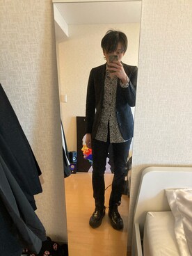 「Saint Laurent（サンローラン）のアイテム（トップス）」を使った、tomさん（メンズ・175cm）の春コーディネート