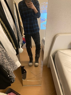 「Saint Laurent（サンローラン）のアイテム（トップス）」を使った、tomさん（メンズ・174cm）の春コーディネート