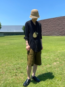 「ステッチ」｜「アイテム（財布/小物）」を使った、TTR's closetさん（メンズ・175cm）の夏コーディネート