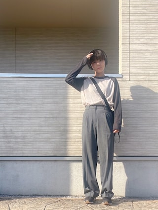 6（ロク）の「＜6(ROKU)＞COTTON NYLON FOOT BALL T-SHIRT/T