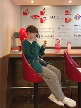 Saraさん（レディース・156cm）の冬コーディネート