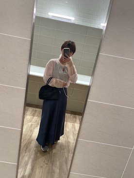 「loni（ロニ）のアイテム」を使った、Saraさん（レディース・156cm）の秋コーディネート
