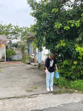 「MM6 Maison Margiela（ｴﾑｴﾑｼｯｸｽ ﾒｿﾞﾝ ﾏﾙｼﾞｪﾗ）のアイテム（財布/小物）」を使った、Saraさん（レディース・156cm）の夏コーディネート