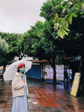 「UNIQUE（ユニーク）のアイテム」を使った、yun xiさん（レディース・166cm）の冬コーディネート