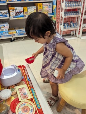 「CHOPIN（ショパン）のアイテム」を使った、史梦雅さん（キッズ・90cm）の夏コーディネート