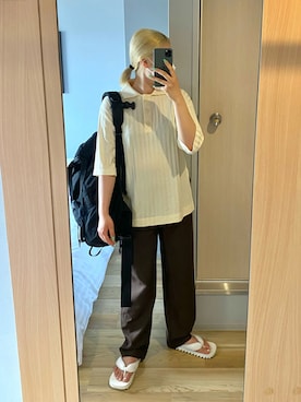 「JAM（ジャム）のアイテム」を使った、Hlさん（レディース・161cm）の夏コーディネート