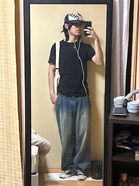 「Lee（リー）のアイテム（バッグ）」を使った、りゅうきさん（メンズ・168cm）の秋コーディネート