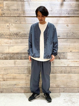「BURLAP OUTFITTER（バーラップアウトフィッター）のアイテム（ブルゾン）」を使った、H.Uさん（メンズ・175cm）の夏コーディネート