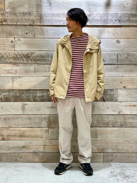 「URBAN RESEARCH Sonny Label（アーバンリサーチサニーレーベル）のアイテム（マウンテンパーカー）」を使った、H.Uさん（メンズ・175cm）の秋コーディネート