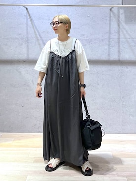 「アイテム（ワンピース/ドレス）」を使った、miiisanさん（レディース・150cm・30代）の夏コーディネート