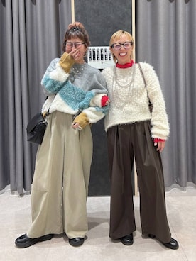 「アイテム（チョーカー）」を使った、miiisanさん（レディース・150cm・30代）の冬コーディネート