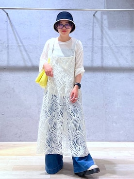 「アイテム（ワンピース/ドレス）」を使った、miiisanさん（レディース・150cm・30代）の春コーディネート