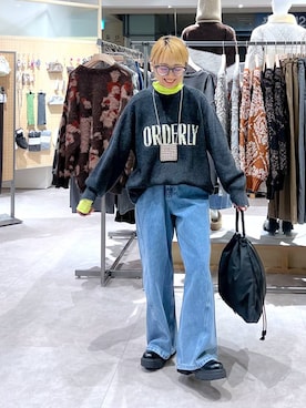 「リラックス」｜miiisanさん（レディース・150cm）の冬コーディネート