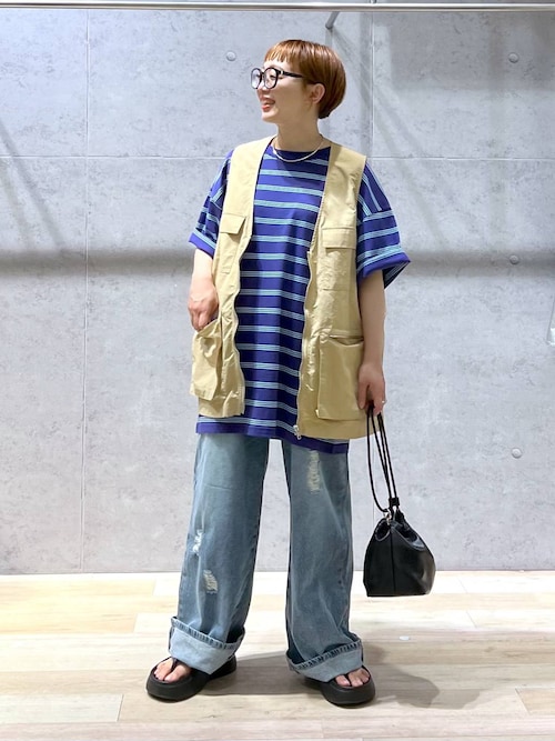 セール】ボーダーBIG-T 113331（Tシャツ/カットソー）｜LEPSIM