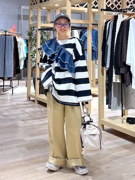 「アイテム（帽子）」を使った、miiisanさん（レディース・150cm・30代）の秋コーディネート